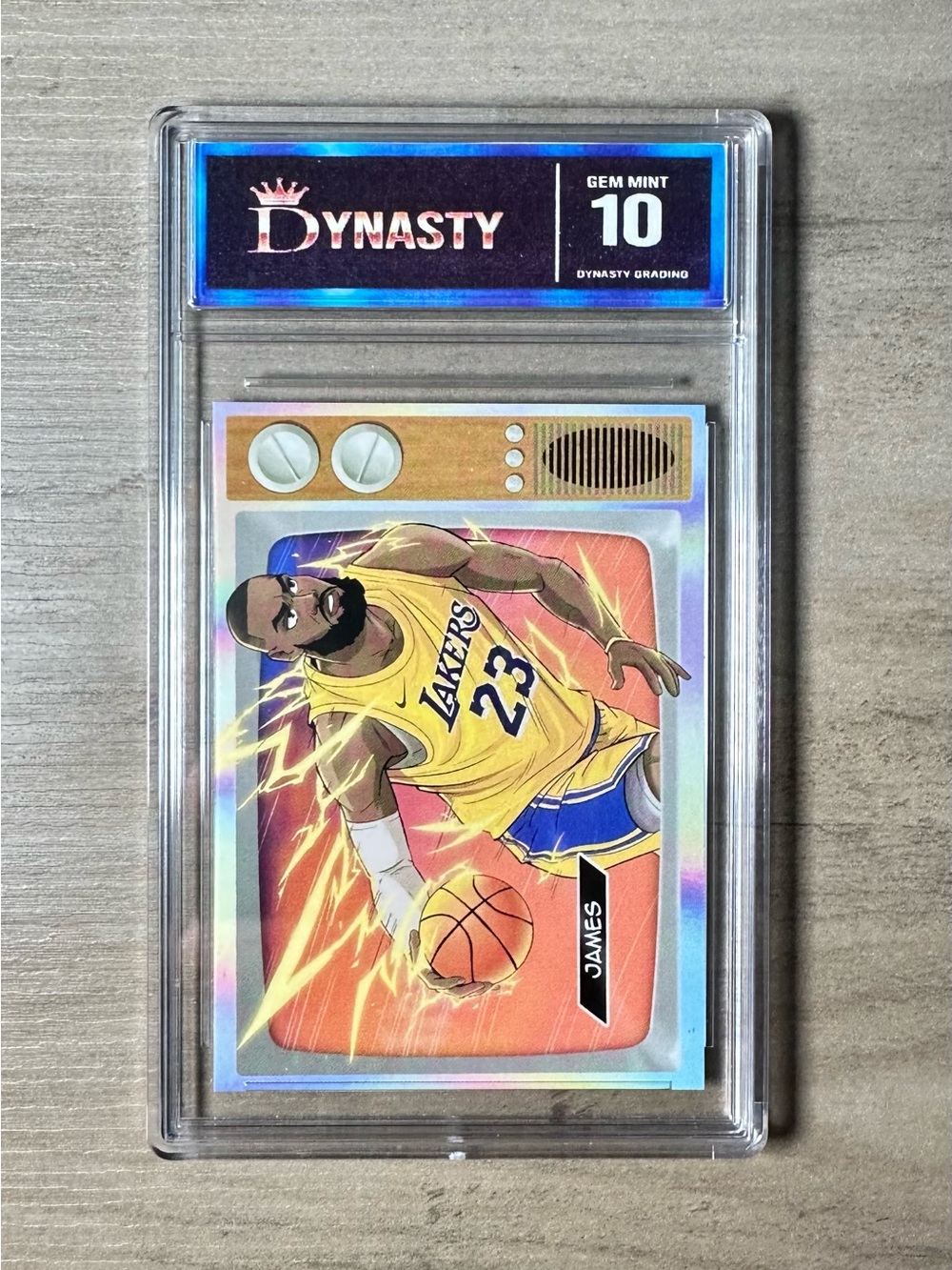 LeBron James 2025 Topps Anime #A15 Gem Mint 10 Novelty Basketball Card. Lakers.